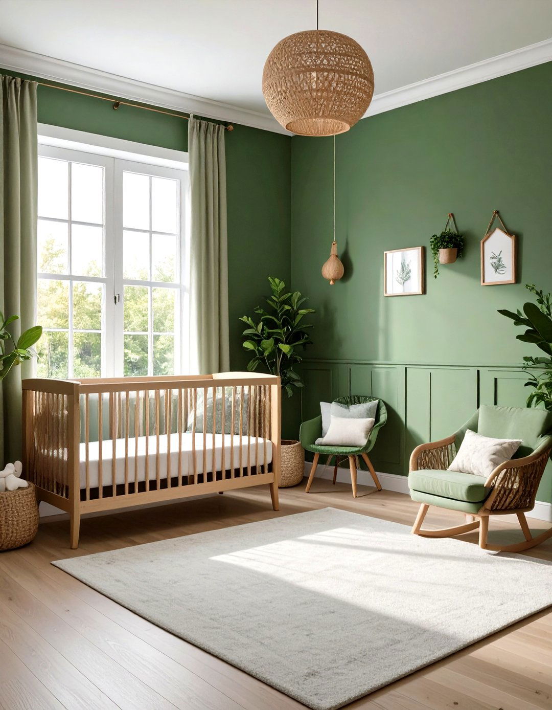 Low VOC Paint Breathes Easy into a Green Nursery - 20 Green Nursery Ideas