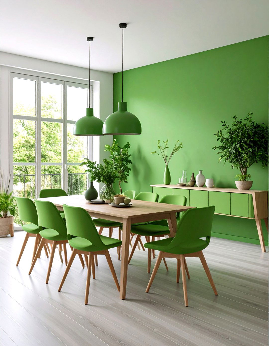 Low VOC Paint Choices for a Healthier Green Dining Room - 20 Green Dining Room Ideas