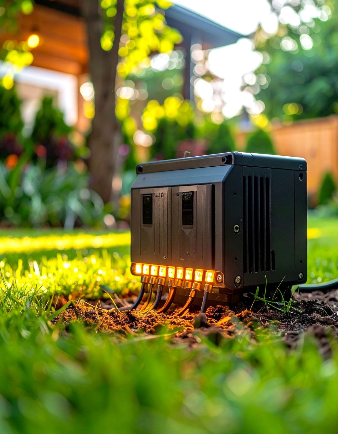 Low Voltage Transformer Garden Lighting for Efficiency - 20 Garden Lighting Ideas