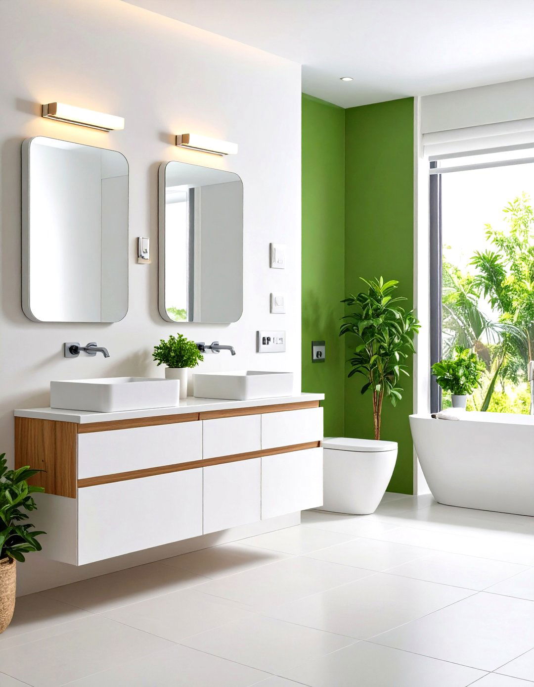 Lowered Switches and Outlets Stay Within Reach - 20 Handicap Bathroom Ideas