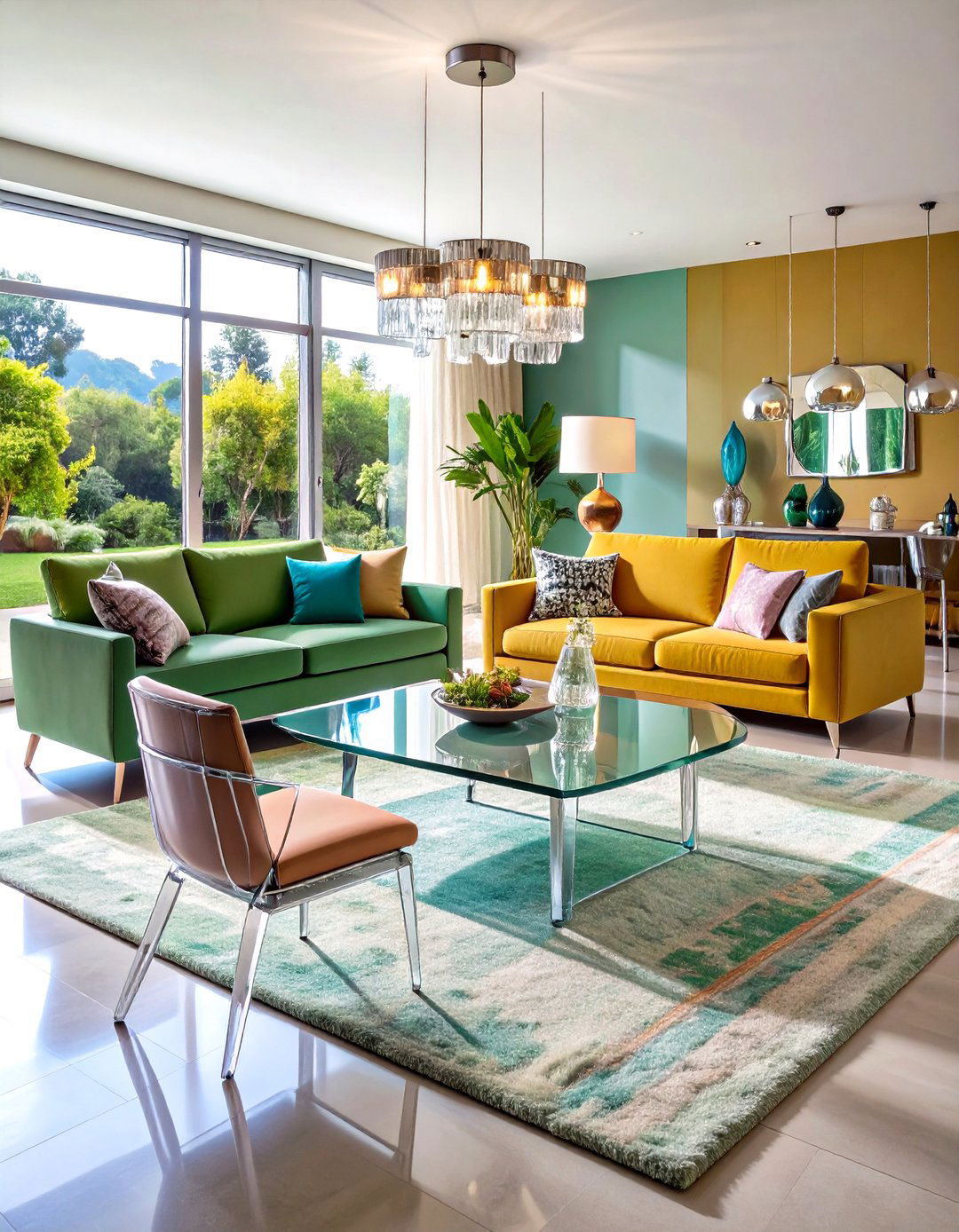 Lucite and Acrylic Living Room Furniture - 20 1980s Living Room Ideas
