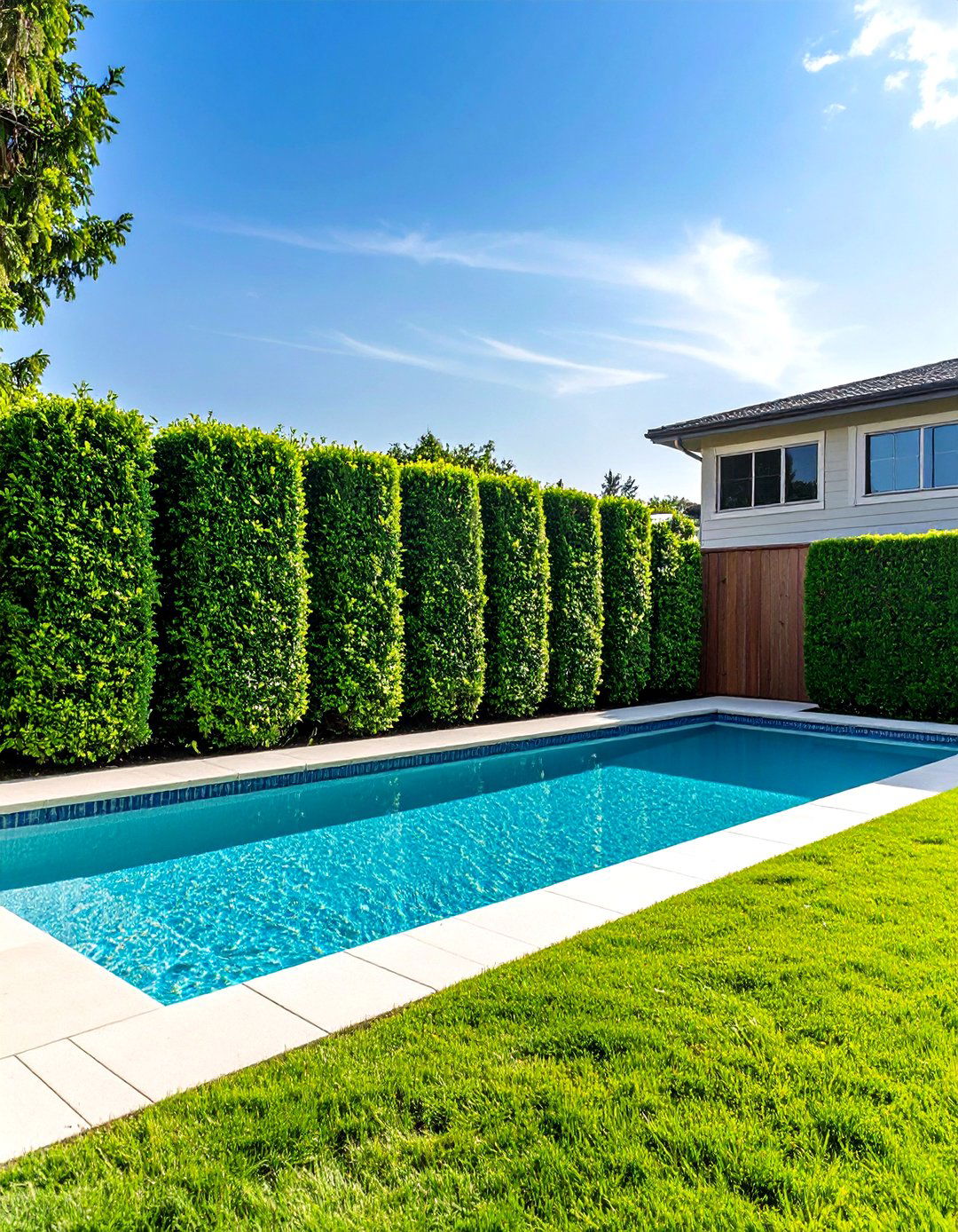 Lush Living Hedge Fences - 20 Pool Fence Ideas