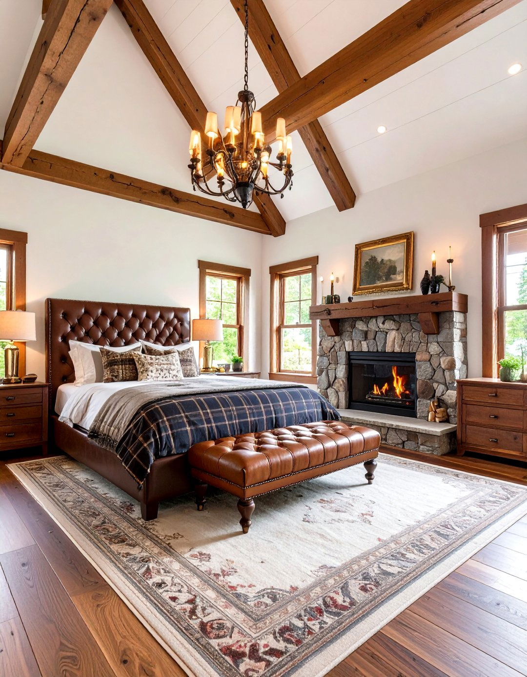 Luxe Lodge Suite - 20 Cabin Bedroom Ideas