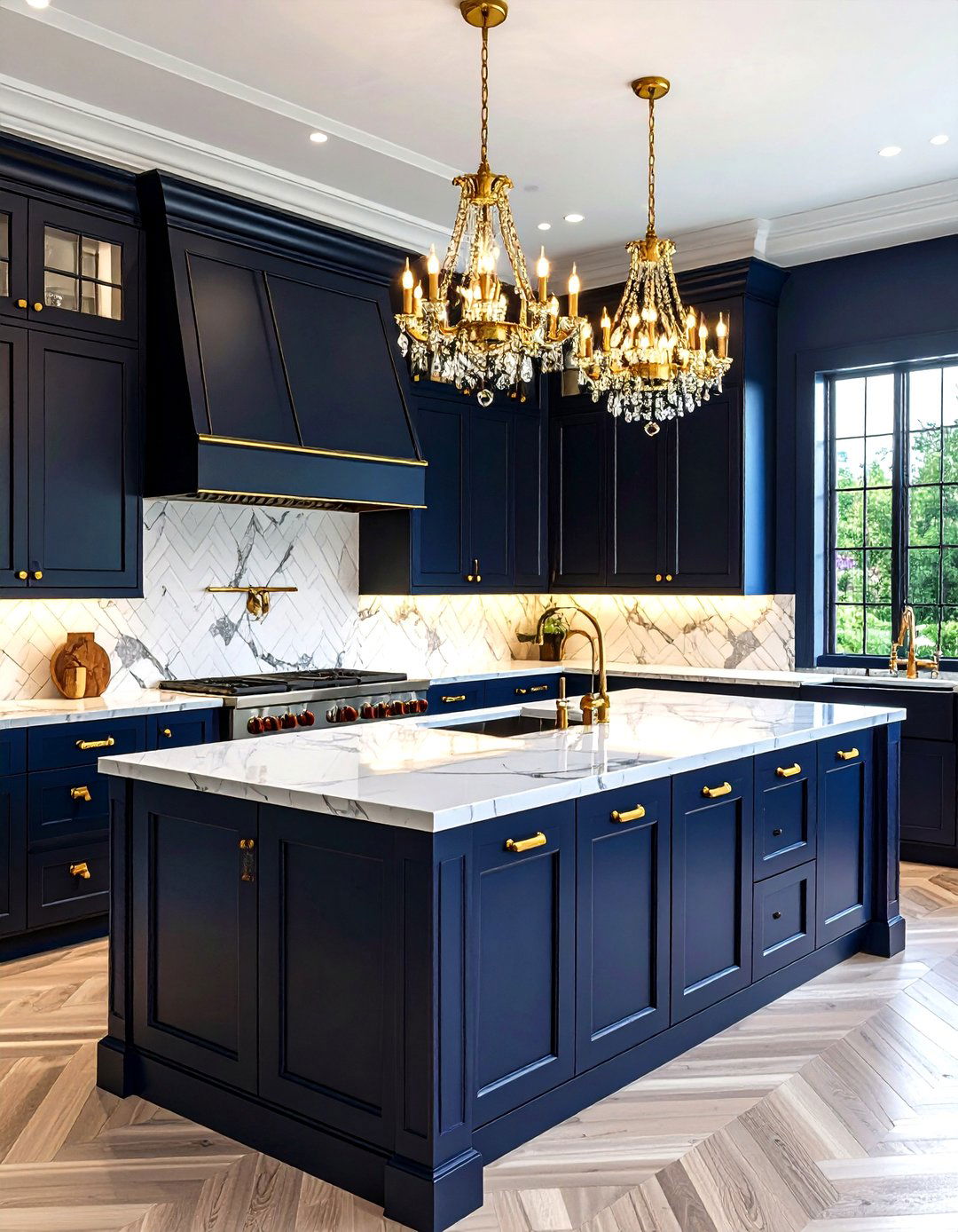 Luxury Black Cabinets with Gold Hardware - 20 kitchens with beautiful black cabinets