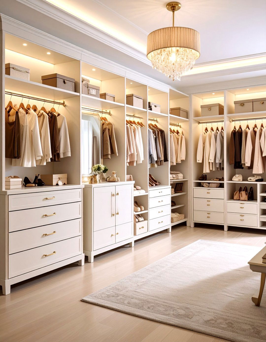 Luxury Closet Vanity Integration Ideas - 20 Closet Ideas