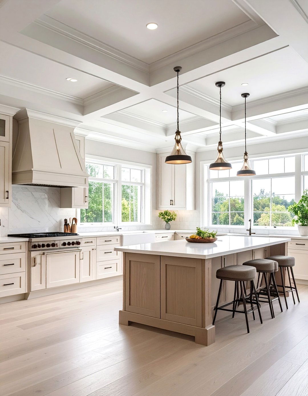 Luxury Kitchen Ceiling Tray Design - 20 Kitchen Ceiling Ideas