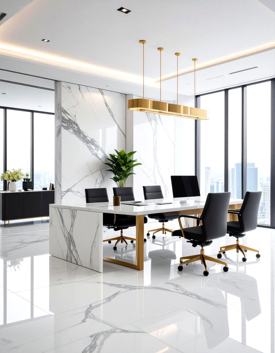 Luxury Marble Office Wallpaper - 20 Office Wallpaper Ideas