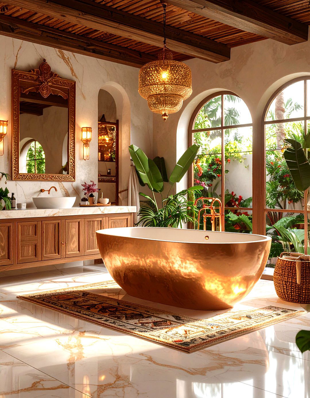 Luxury Mexican Bathroom Indulgence - 20 Mexican Bathroom Ideas