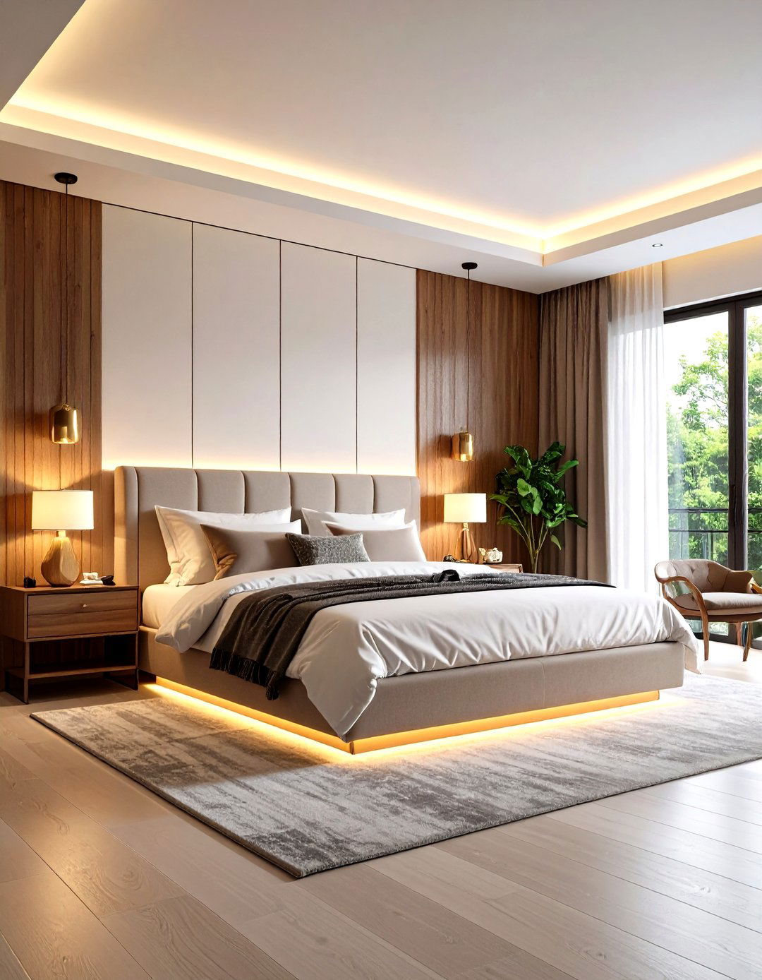 Luxury Modern Bedroom with Vintage Contemporary Fusion - 20 luxury modern bedroom ideas