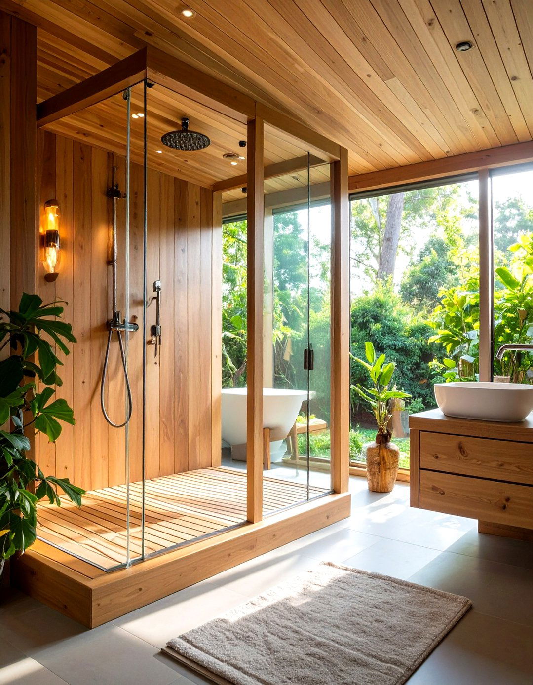 Luxury Shower with Steam Room Wellness Features - 20 Luxury Shower Ideas