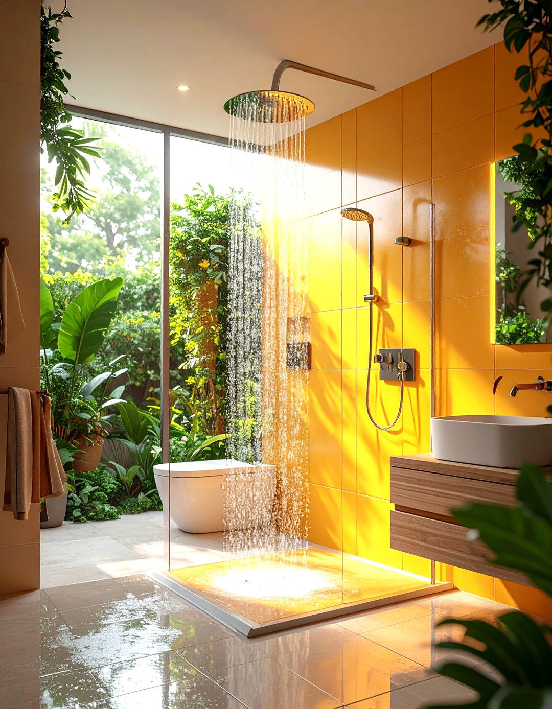 Luxury Shower with Water Conservation Technology Design - 20 Luxury Shower Ideas