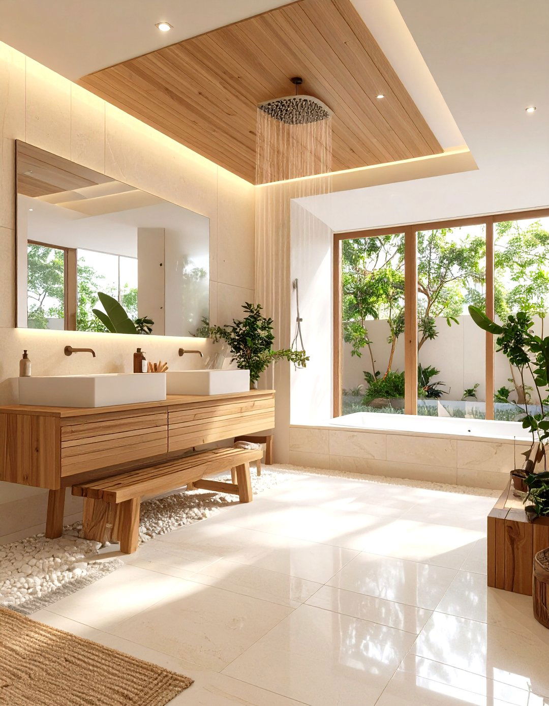 Luxury Spa Style Dog Wash Station with Rainfall Faucet - 20 Dog Wash Station Ideas