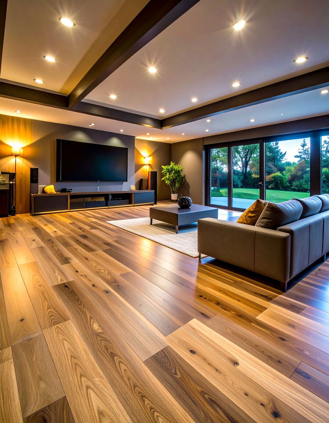 Luxury Vinyl Plank Basement Floor Waterproof Warmth - 20 Basement Floor Ideas