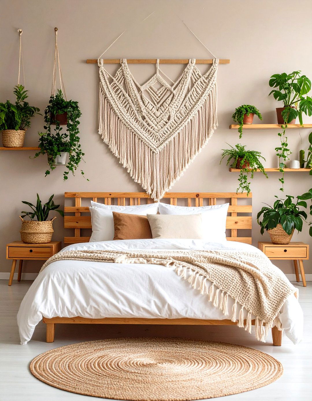 Macrame and Woven Wall Hangings - 20 Bohemian Tropical Bohemian Decor Ideas