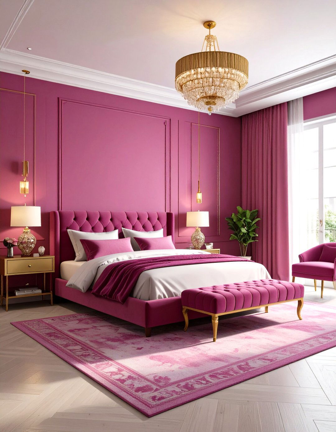 Magenta Pink Room Maximalist Paradise - 20 Pink Room Ideas