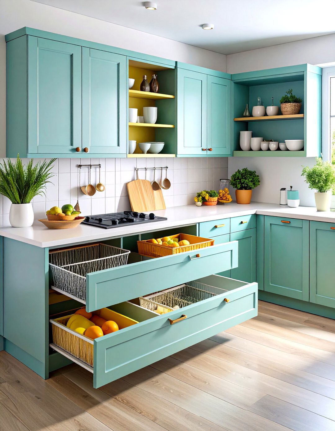Magic Corner Blind Corner Kitchen Cabinet System - 20 Blind Corner Kitchen Cabinet Ideas