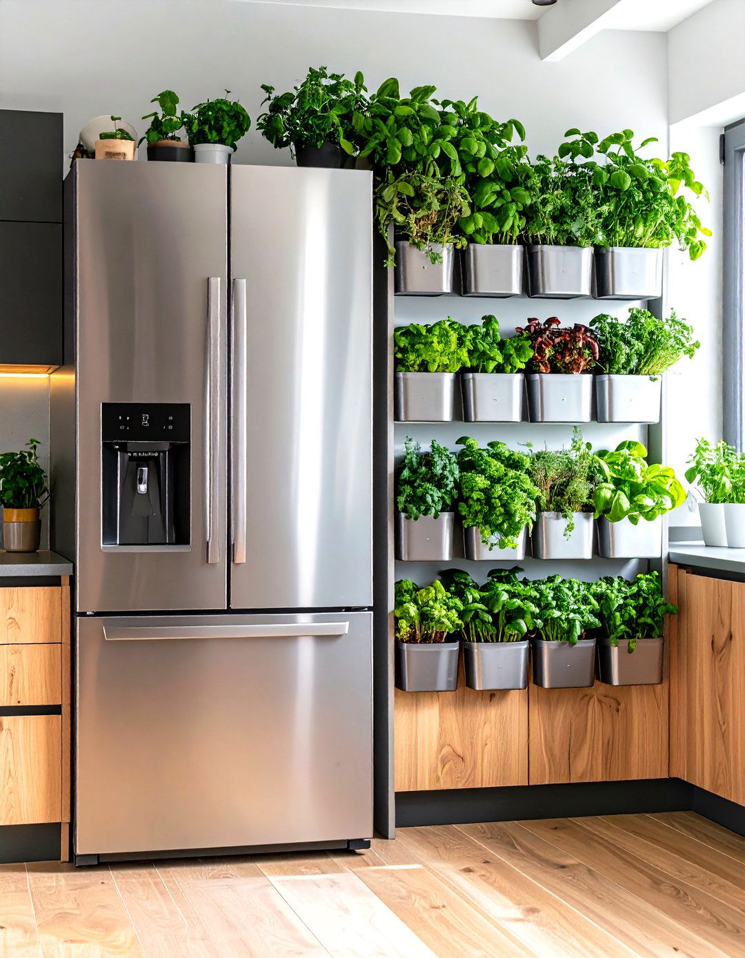 Magnetic Indoor Plant Wall Organization - 20 Indoor Plant Wall Ideas