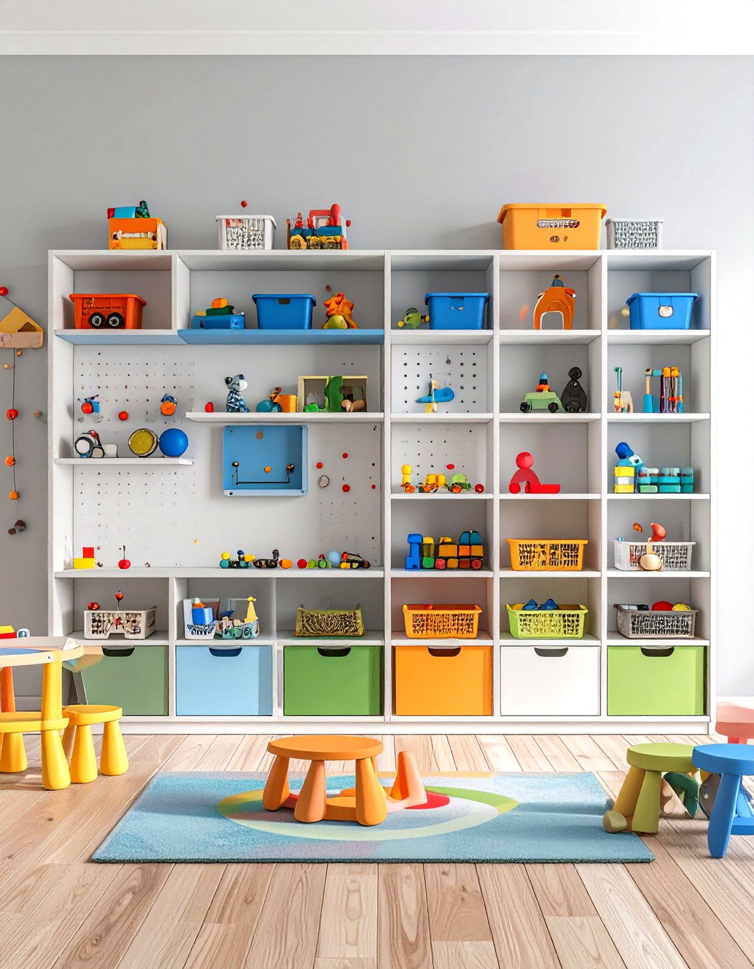 Magnetic Lego Storage Wall System - 20 Lego Storage Ideas