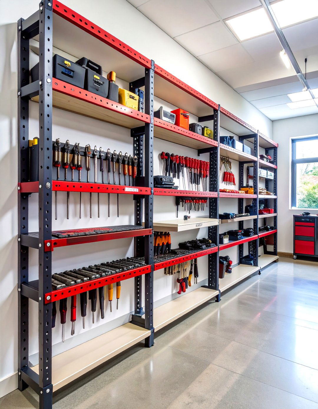 Magnetic Power Tool Storage Strips - 20 Power Tool Storage Ideas
