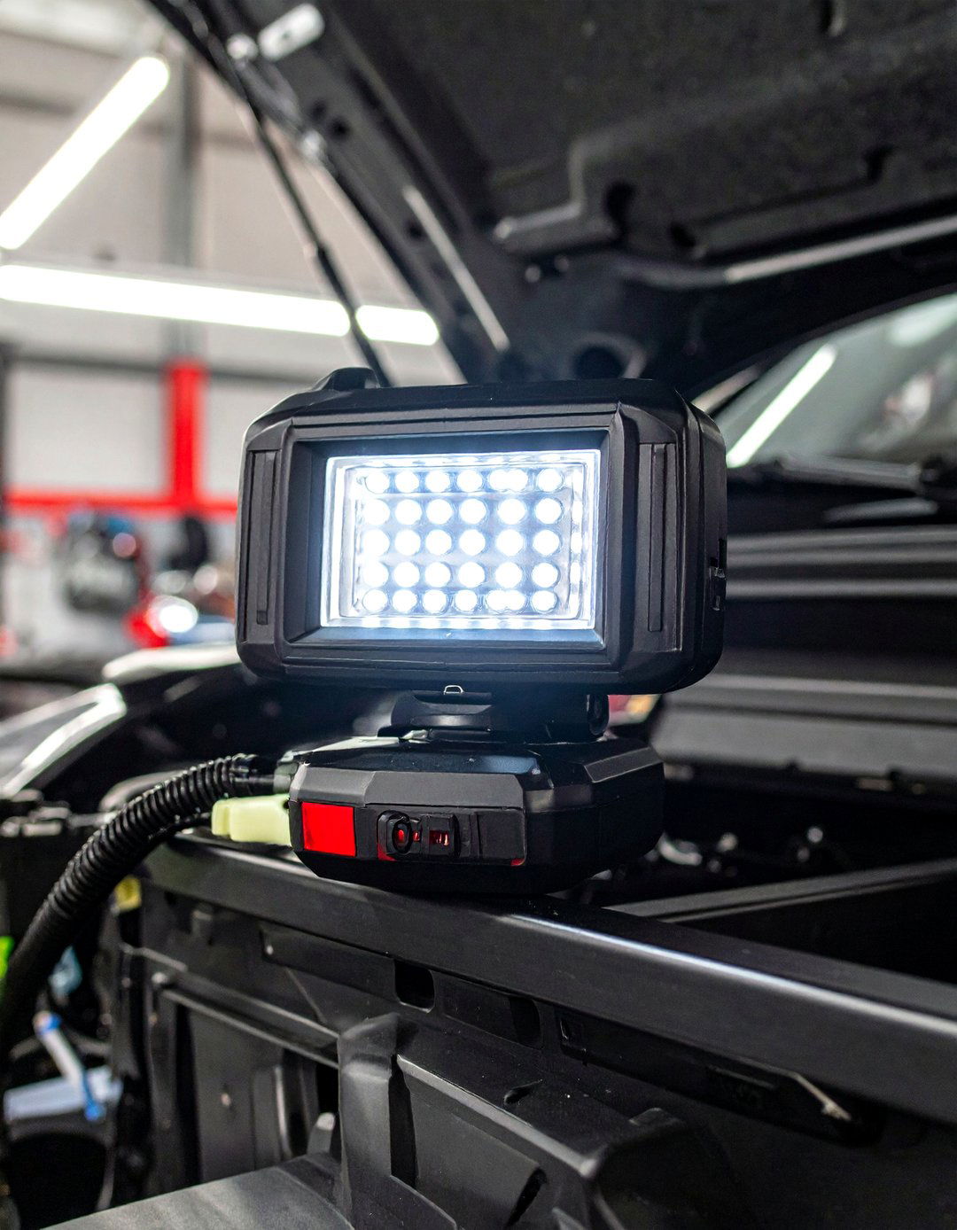Magnetic Rechargeable Task Lights Stick Exactly Where Needed - 20 Garage Lighting Ideas