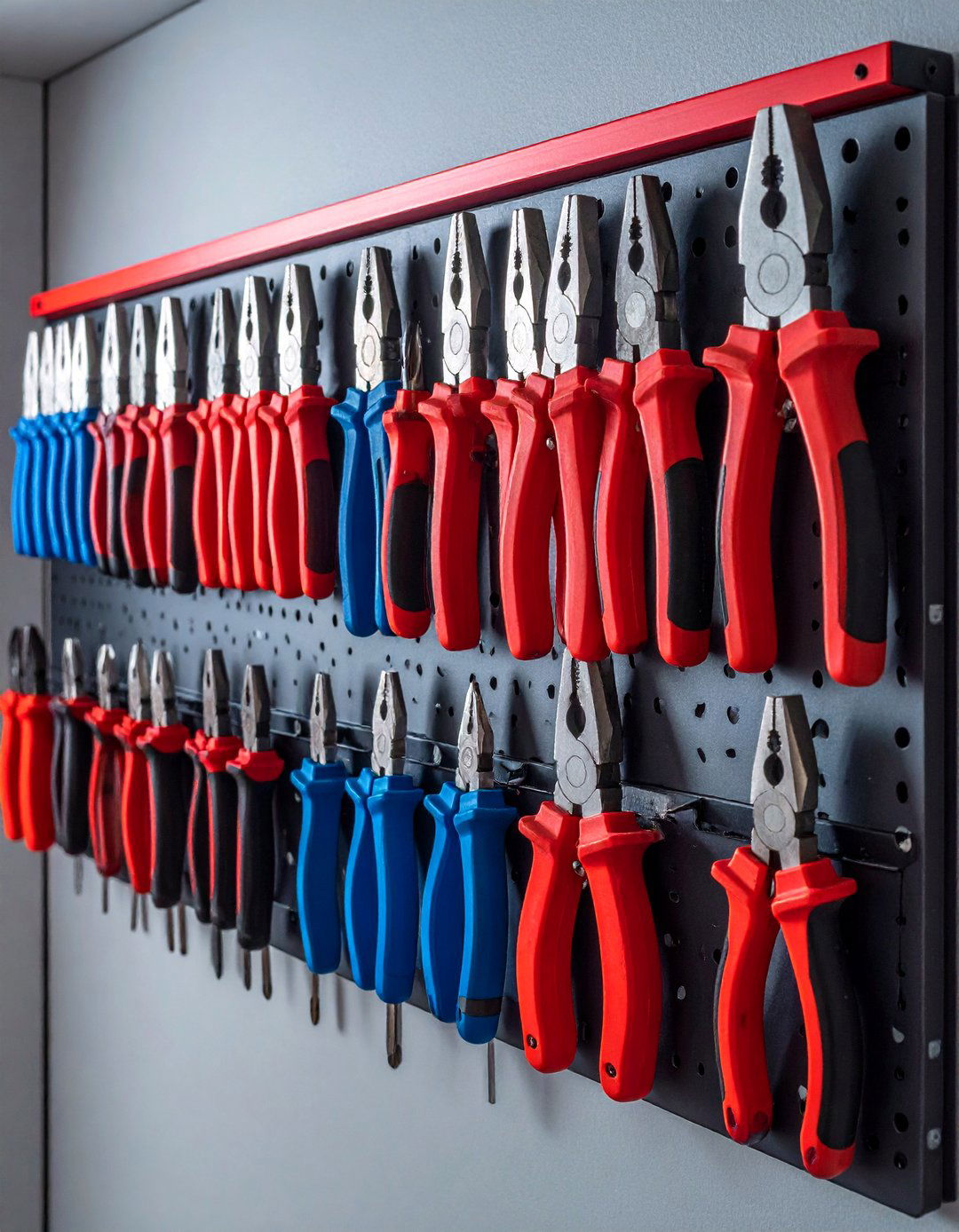 Magnetic Tool Strip Zone - 20 Garage Wall Ideas