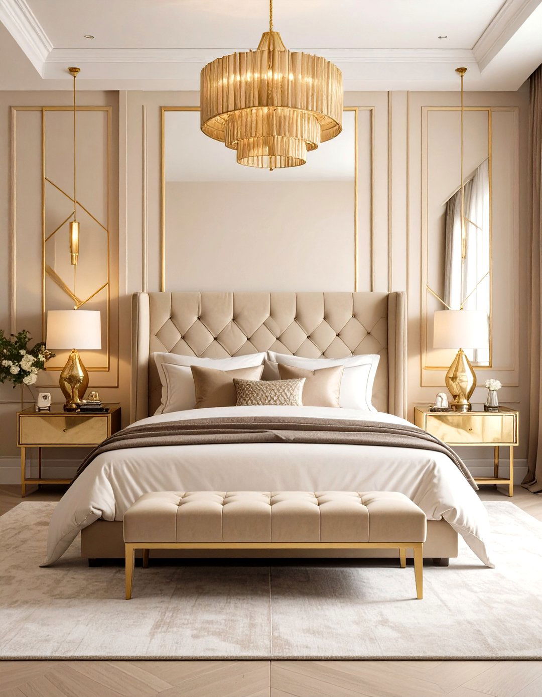 Magnolia Art Deco Glamour Bedroom - 20 Magnolia Bedroom Ideas
