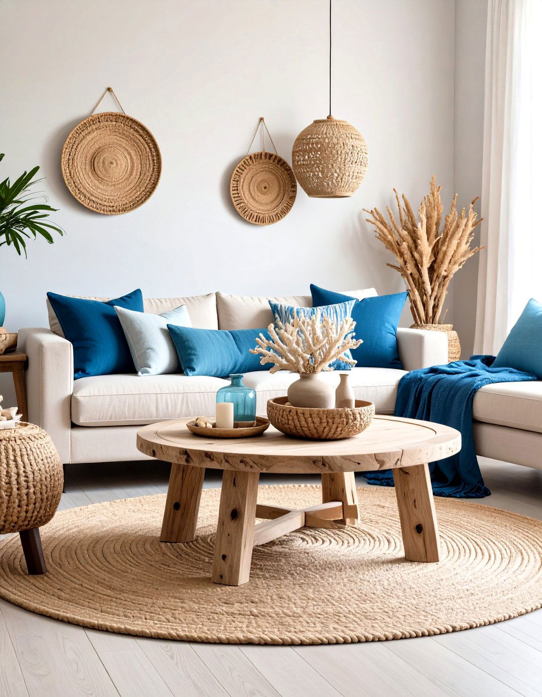 Magnolia Living Room with Coastal Relaxation Theme - 20 Magnolia Living Room Ideas