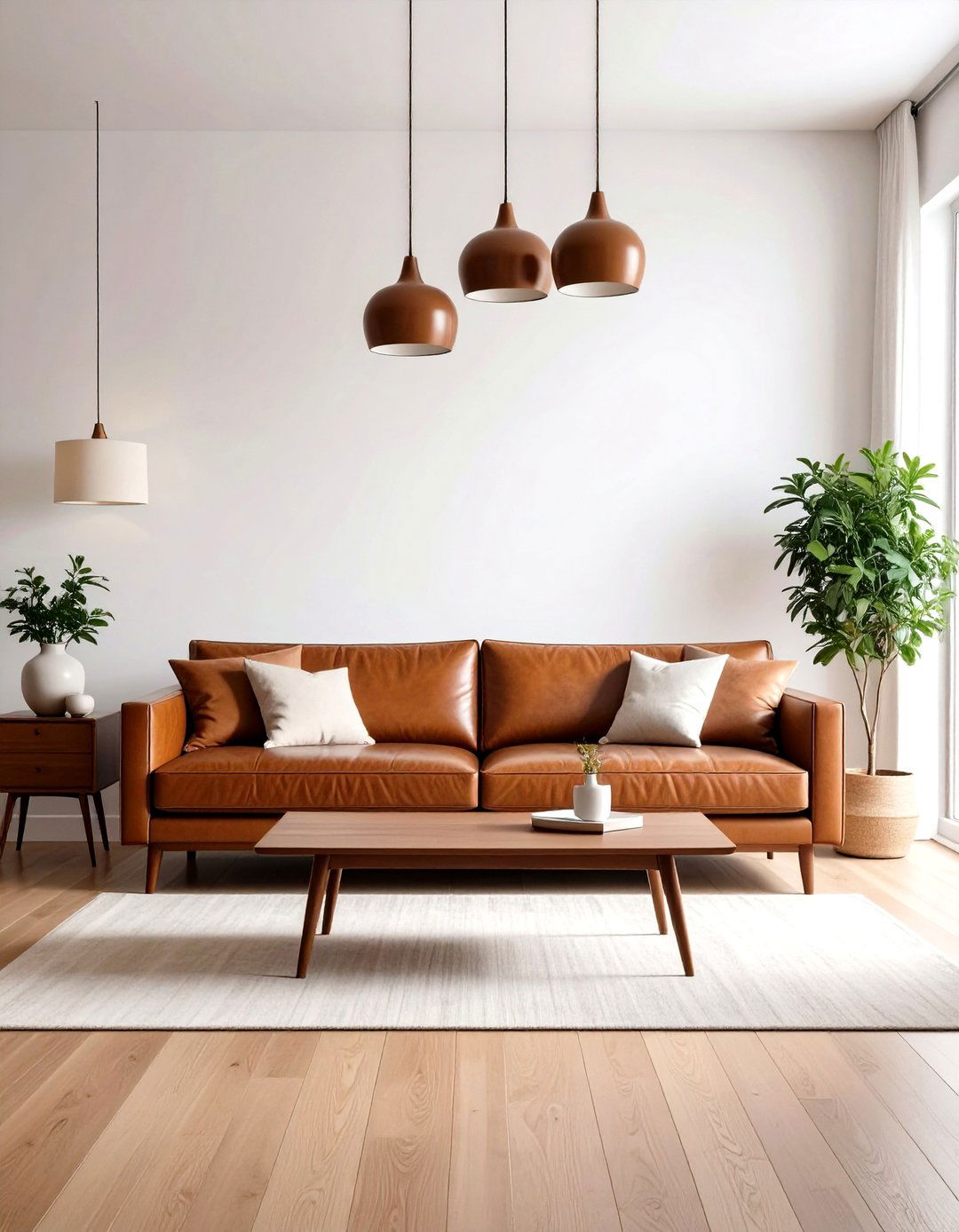 Magnolia Living Room with Mid Century Modern Furniture - 20 Magnolia Living Room Ideas