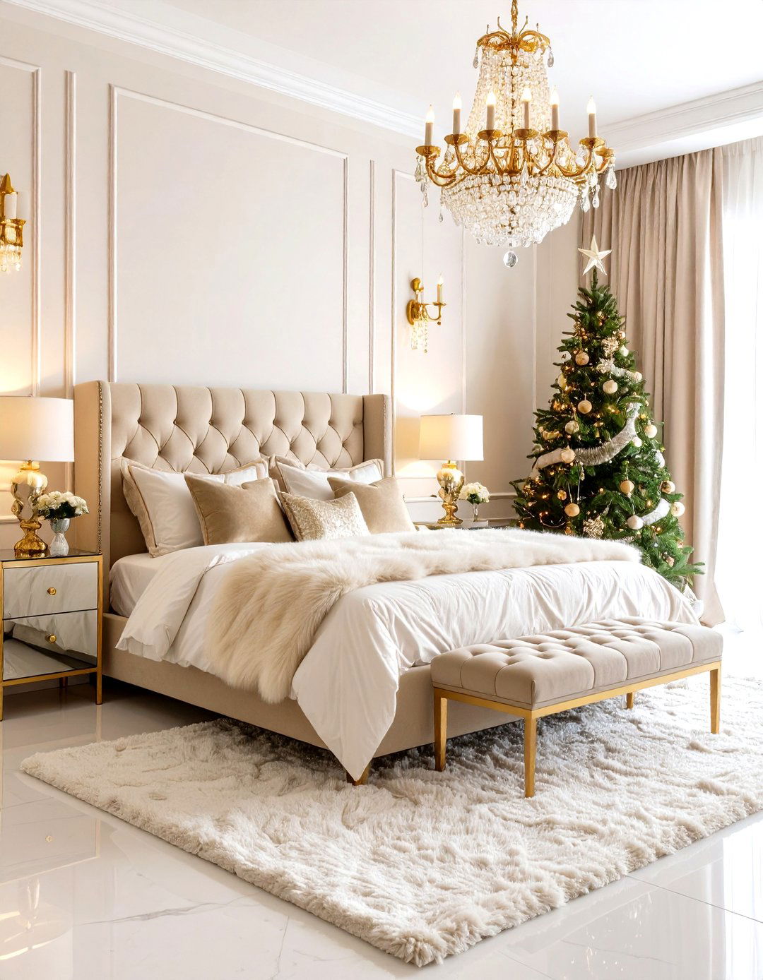 Magnolia Modern Glam Bedroom - 20 Magnolia Bedroom Ideas