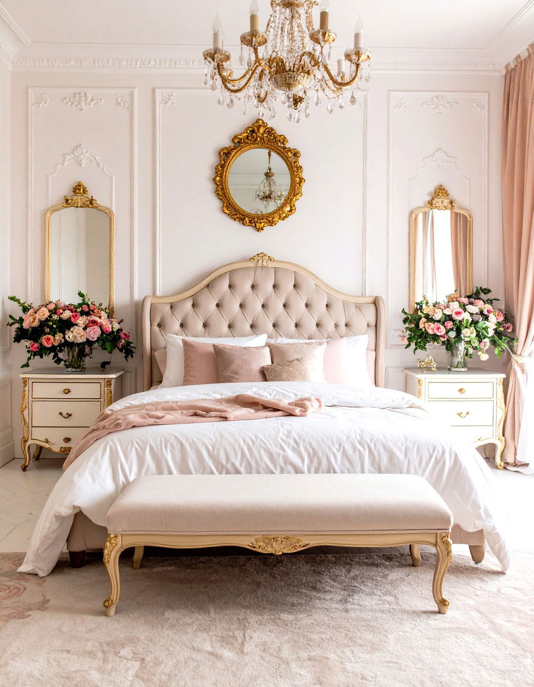 Magnolia Parisian Chic Bedroom - 20 Magnolia Bedroom Ideas