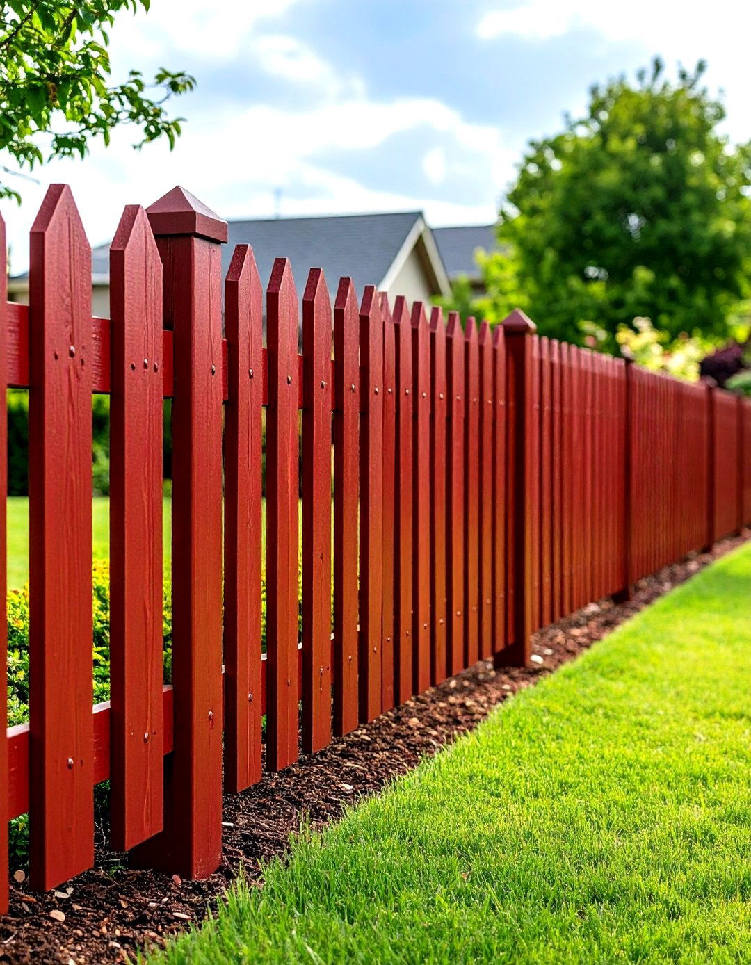 Mahogany Red Brown Fence Stain - 20 Fence Stain Colors