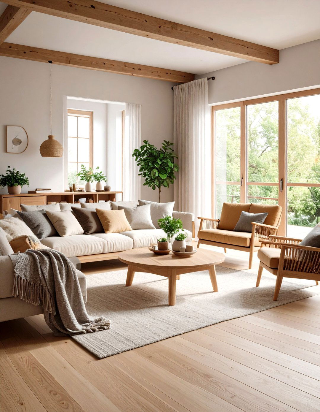 Maintain a Sense of Balance - 20 Scandinavian Living Room Ideas
