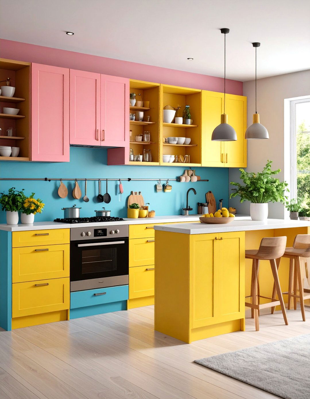 Maintenance and Cleaning Tips for Tall Facades - 20 Floor to Ceiling Kitchen Cabinets