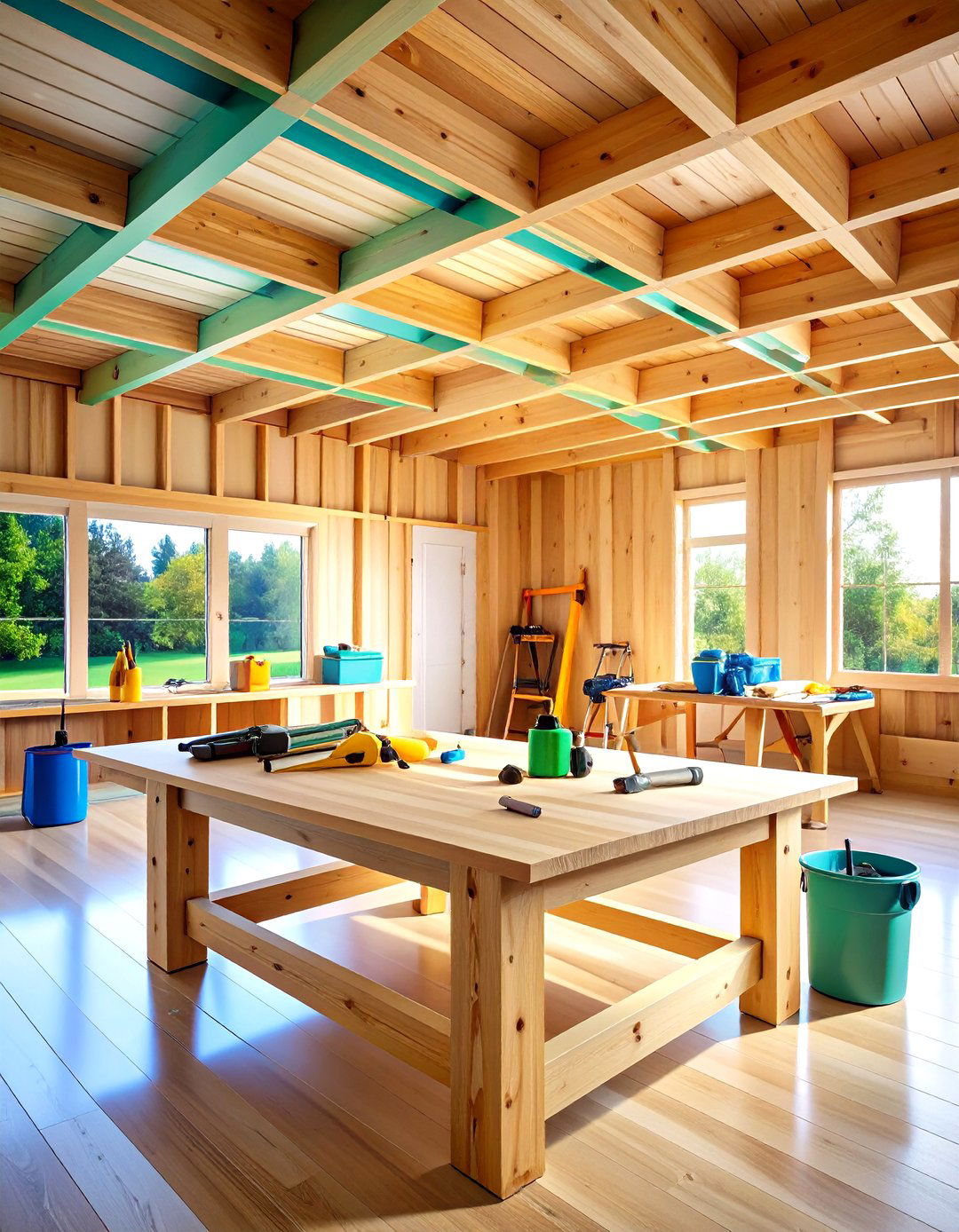Maintenance and Durability - 20 Vaulted Ceiling With Beams