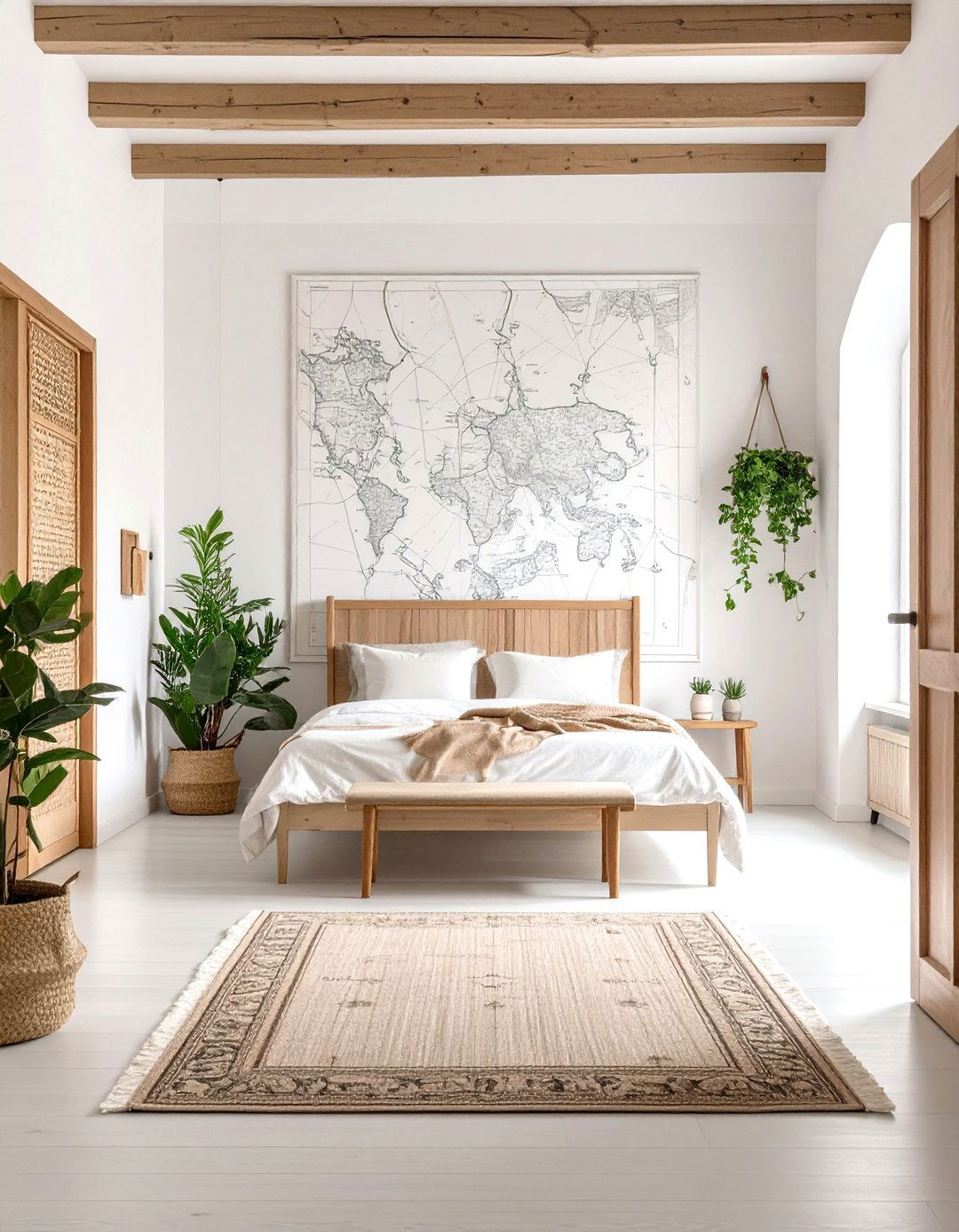 Marauders Map Feature Wall in Harry Potter Style - 20 Harry Potter Decor Ideas