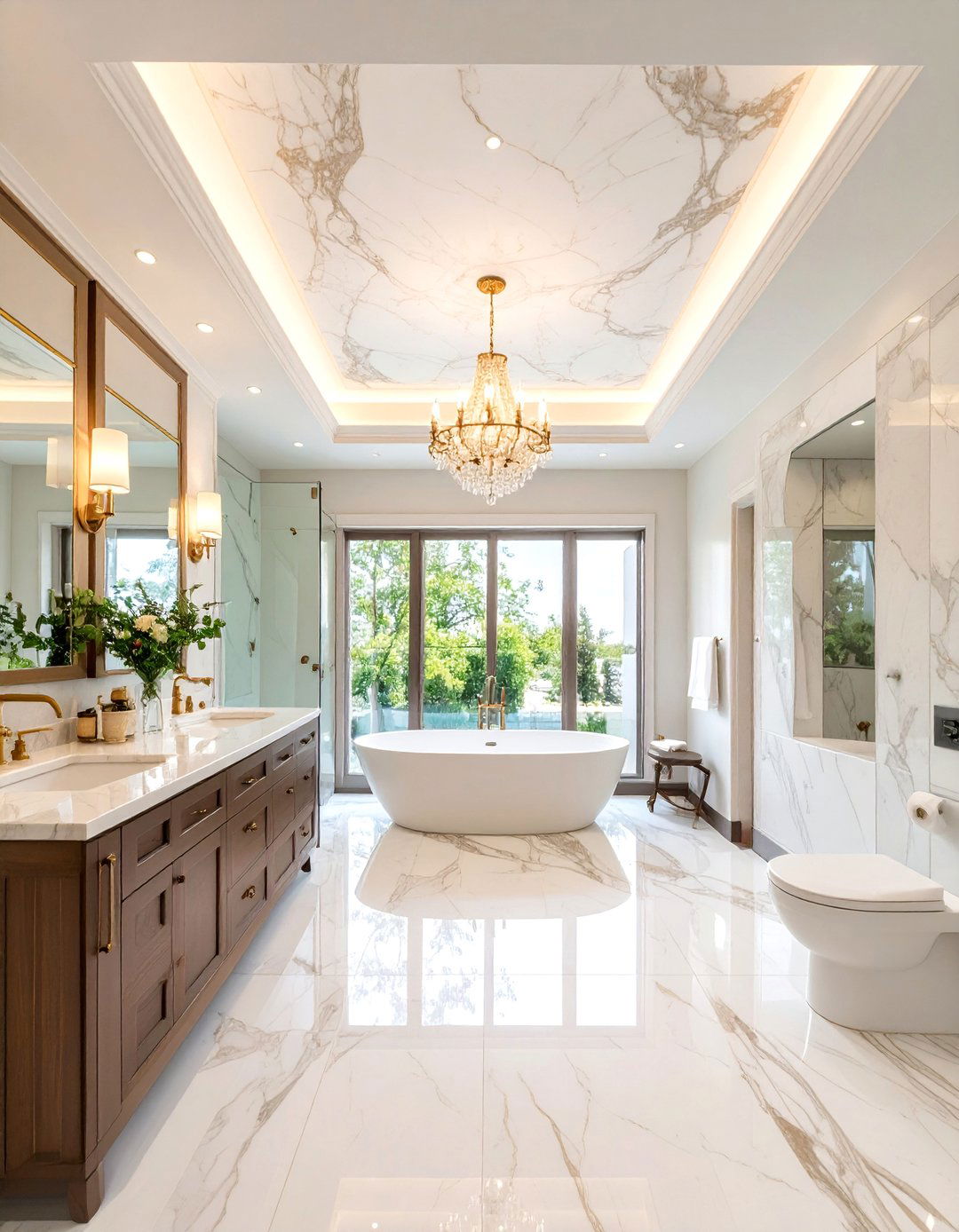 Marble Effect Ceiling Wallpaper - 20 Ceiling Wallpaper Ideas