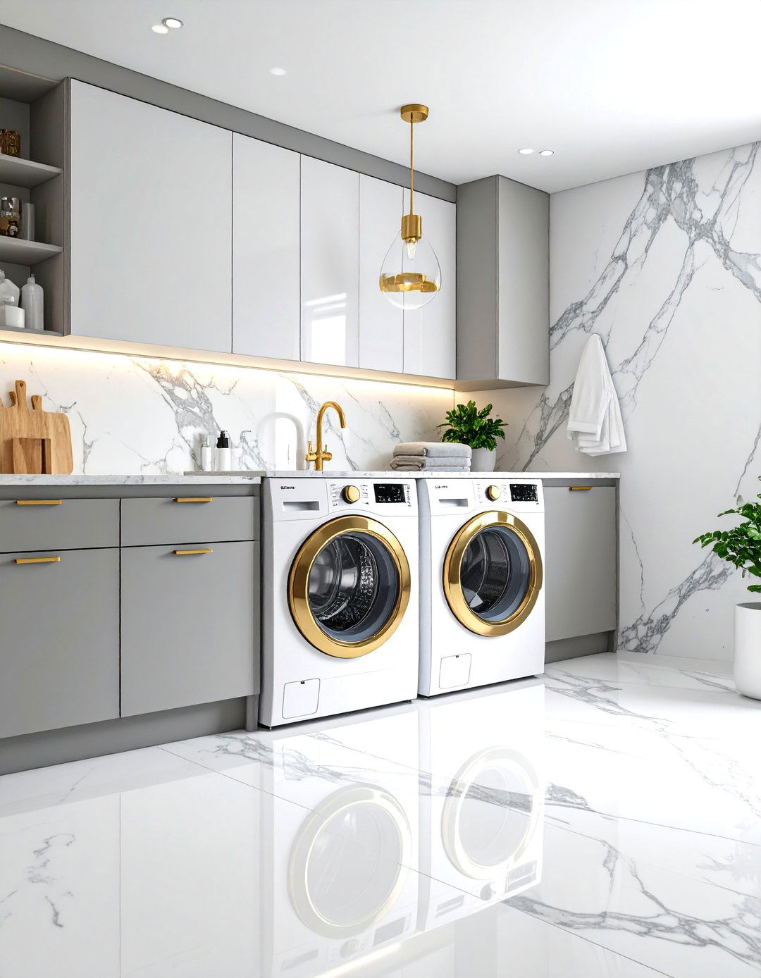 Marble Laundry Room Wallpaper Luxury - 20 Laundry Room Wallpaper Ideas