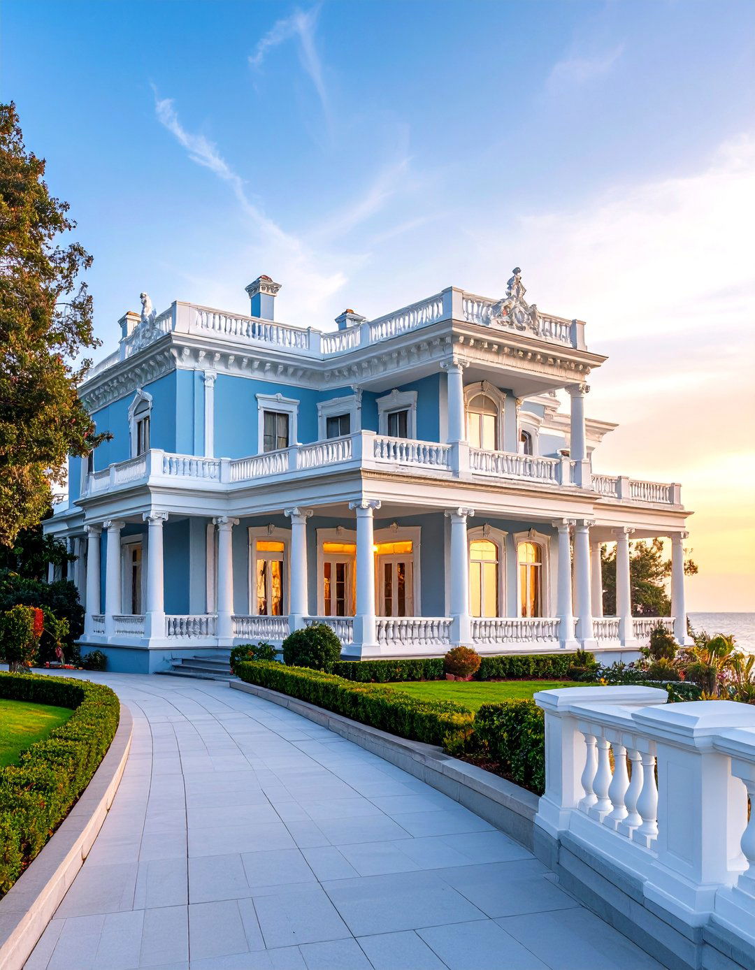 Maritime Blue Victorian House Color - 20 blue victorian house colors