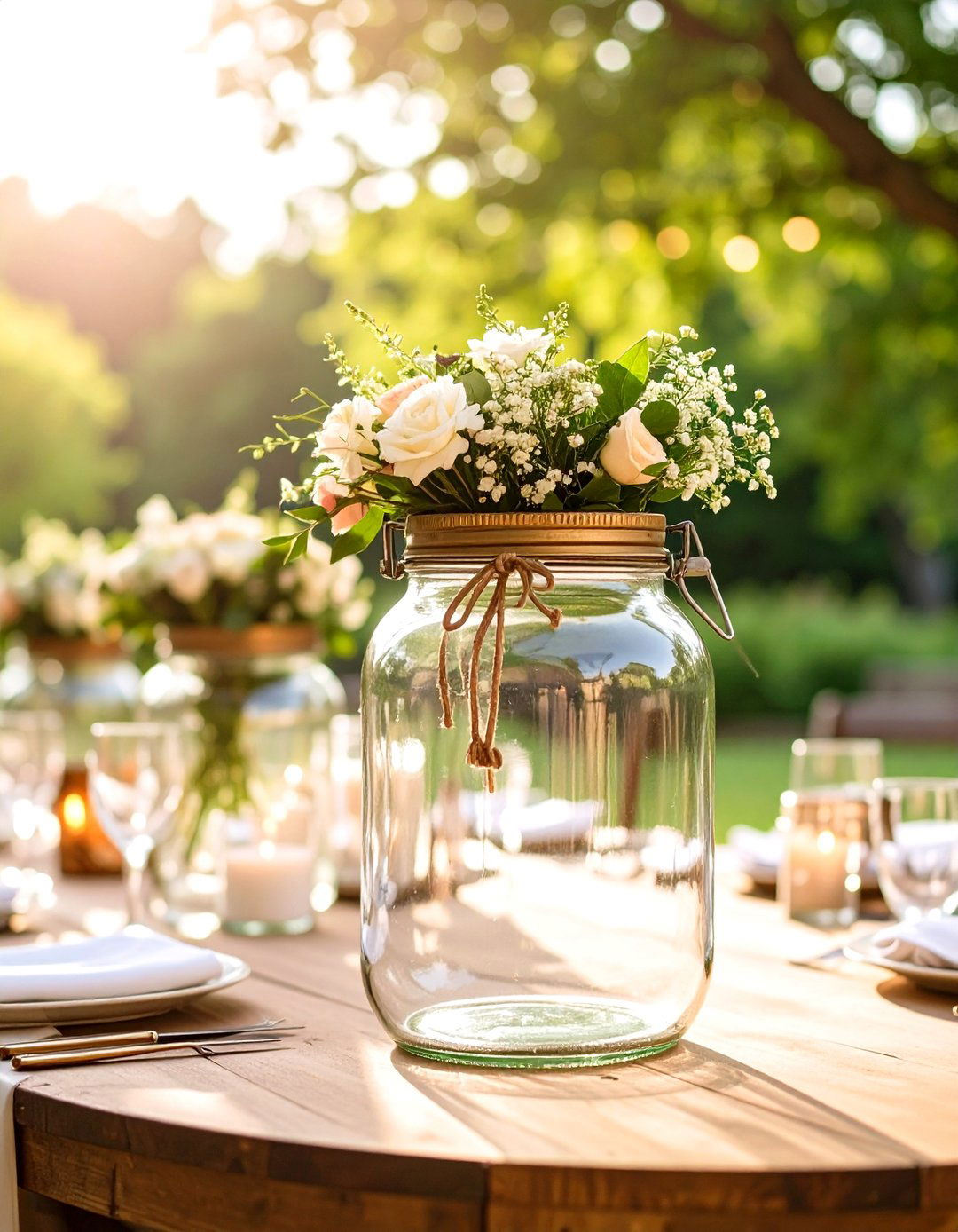 Mason Jar Wedding Card Box - 20 Wedding Card Box Ideas