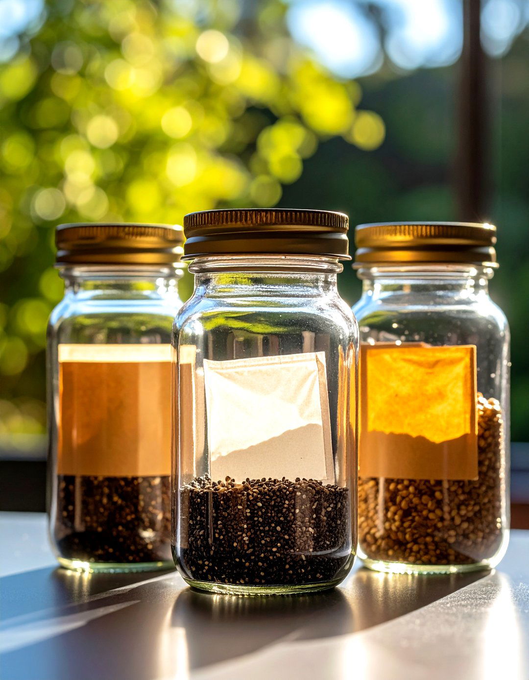 Mason Jars with Lids - 20 Seed Storage Ideas