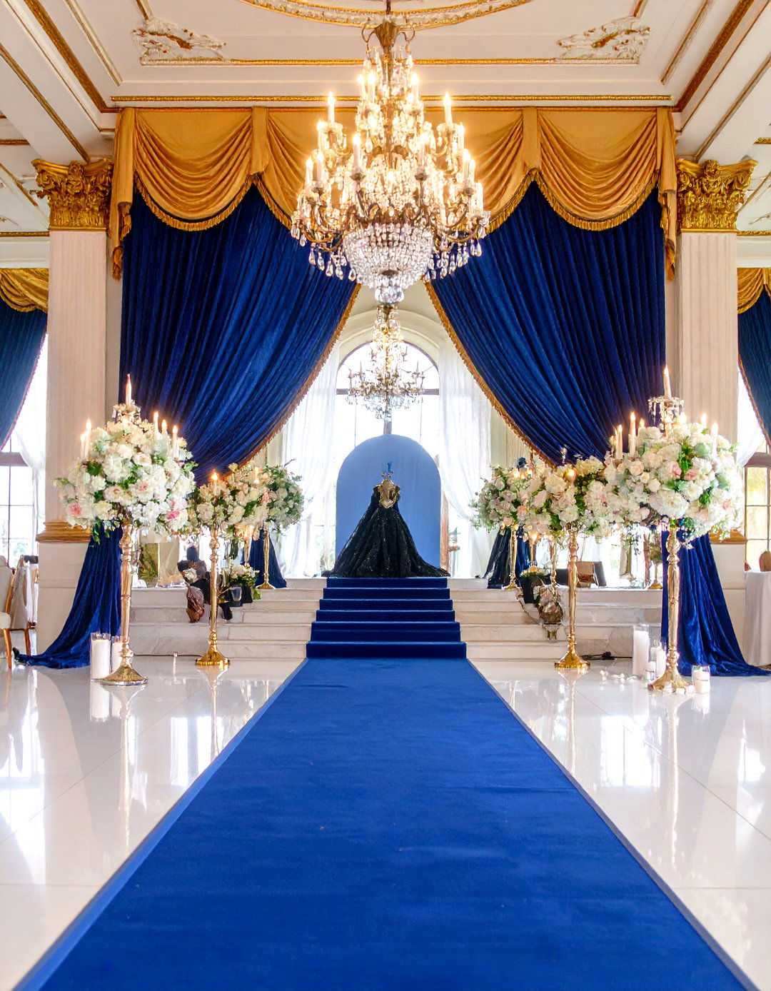 Masquerade Ball Wedding Entrance with Elegant Masks and Formal Attire - 20 Wedding Entrance Ideas