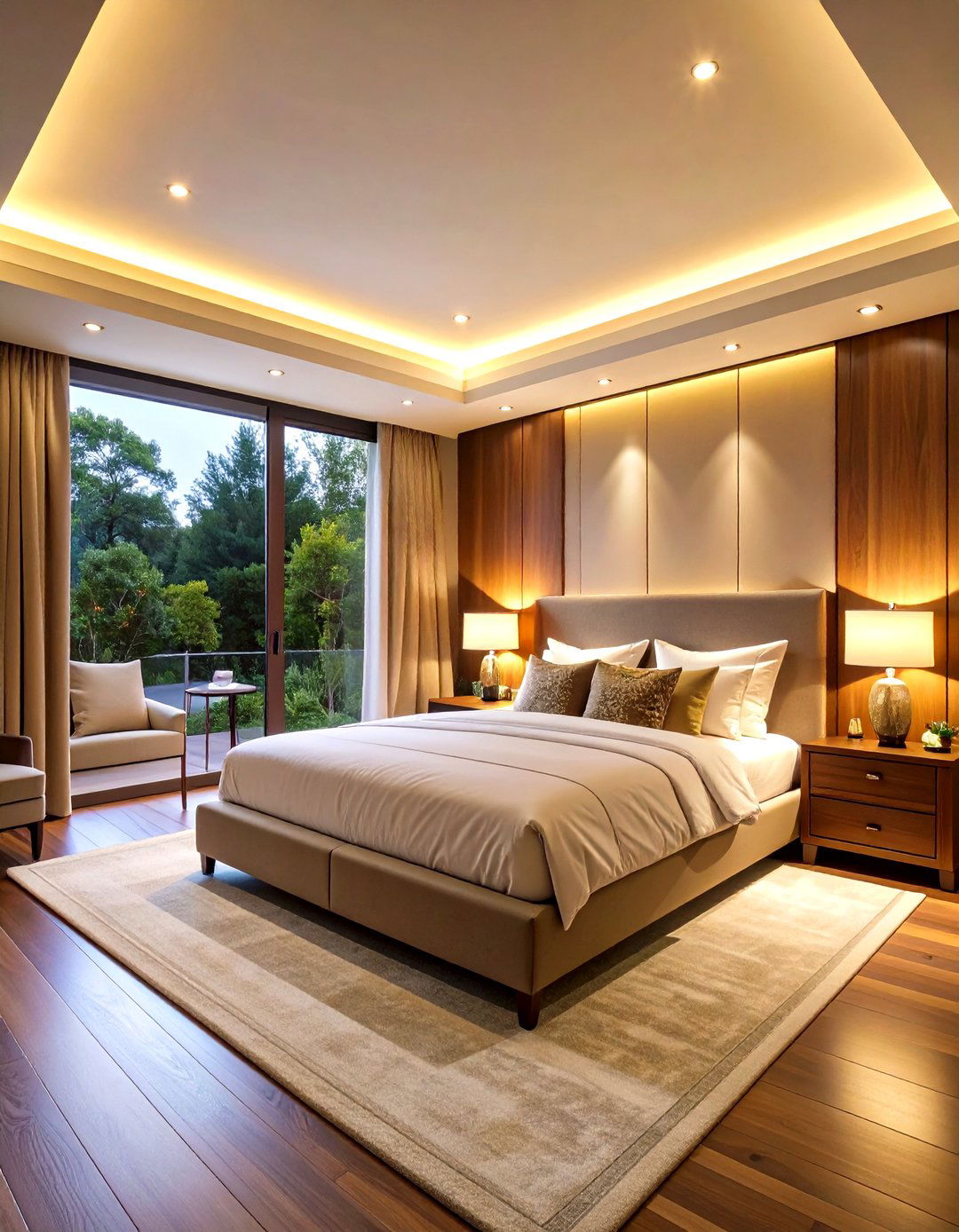 Master Suite Recessed Lighting Sanctuary - 20 Recessed Lighting Ideas