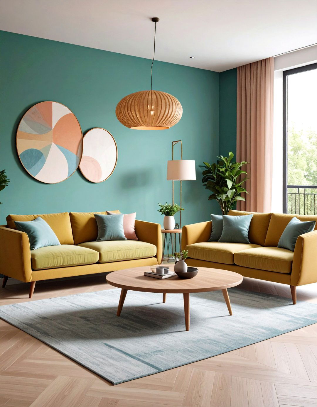 Matching Sofas - 20 Symmetrical Living Room Ideas