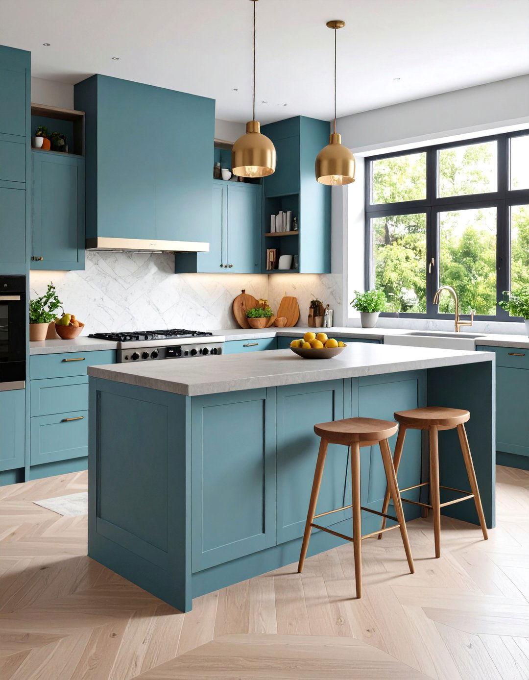 Matte Concrete Countertop with Honed Surface - 20 Concrete Countertop Ideas
