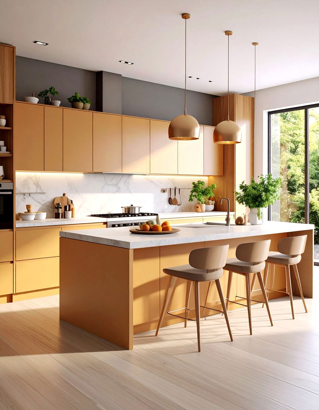 Matte Finish Minimalist Interior Design with Sophisticated Surfaces - 20 Minimalist Interior Design Ideas