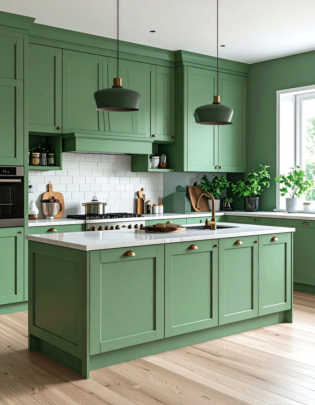 Matte Seafoam Green Finishes - 20 Seafoam Green Kitchen Ideas