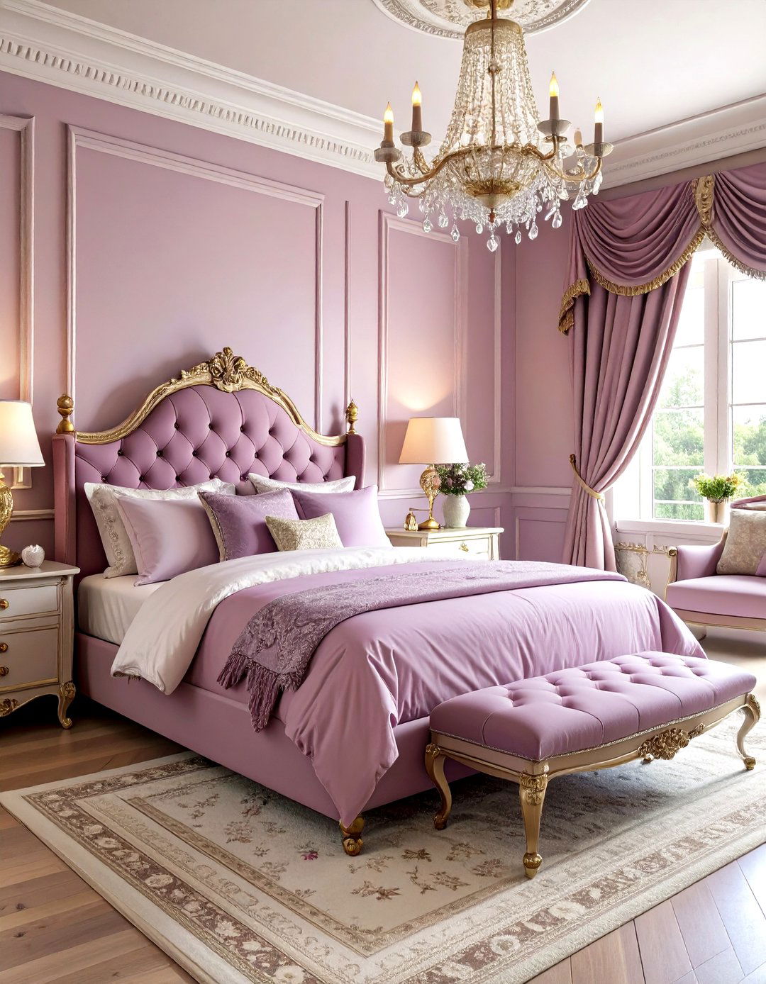 Mauve Pink Room Victorian Romance - 20 Pink Room Ideas
