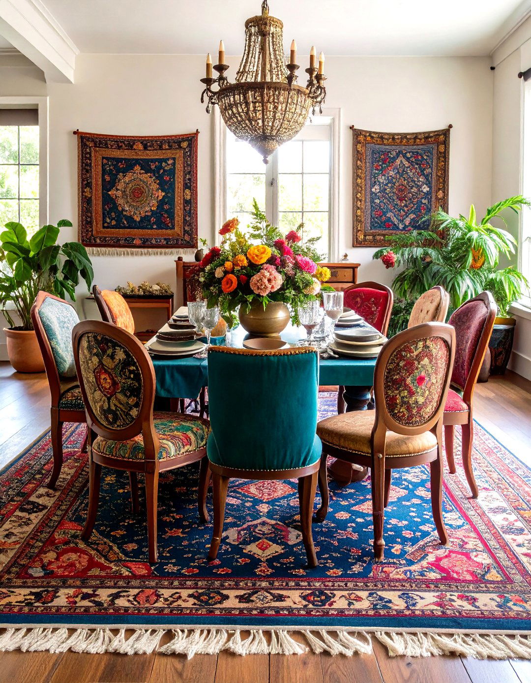 Maximalist Eclectic Parisian Dining Room - 20 Parisian Dining Room Ideas