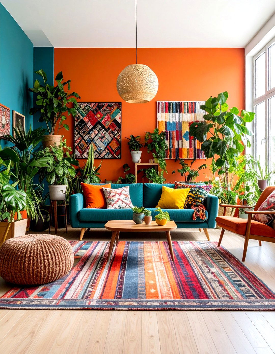 Maximalist Influenced Scandinavian Gallery Room - 20 Scandinavian Interior Design Ideas