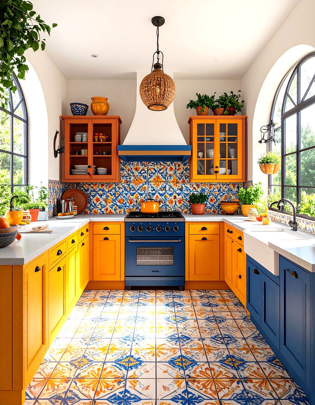 Maximalist Kitchen Mediterranean Coastal Abundance - 20 Maximalist Kitchen Decor Ideas